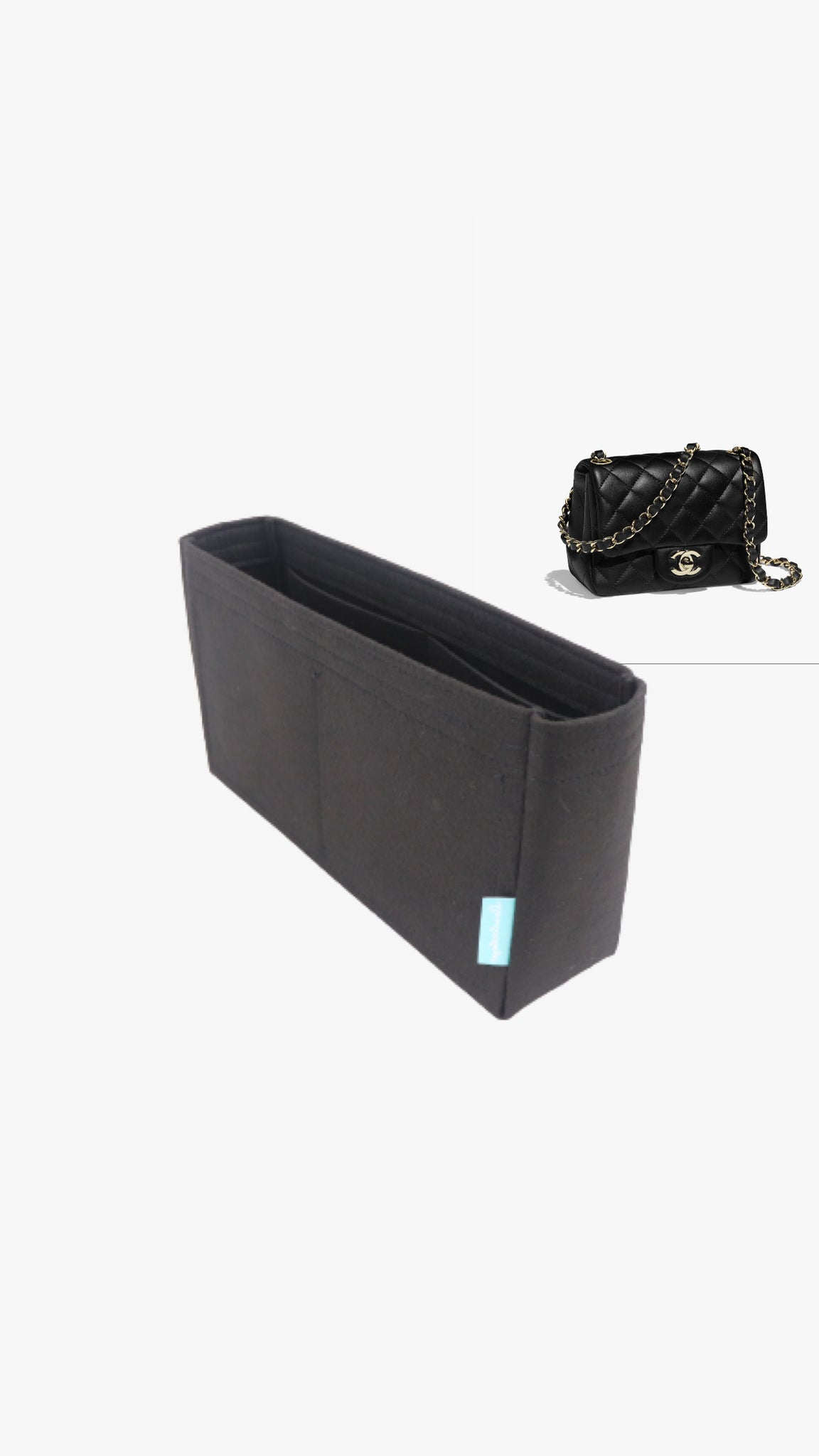 Bag Organizer for Chanel Classic Flap Small bag - Premium Felt (Handmade/20  Colors) : Handmade Products 