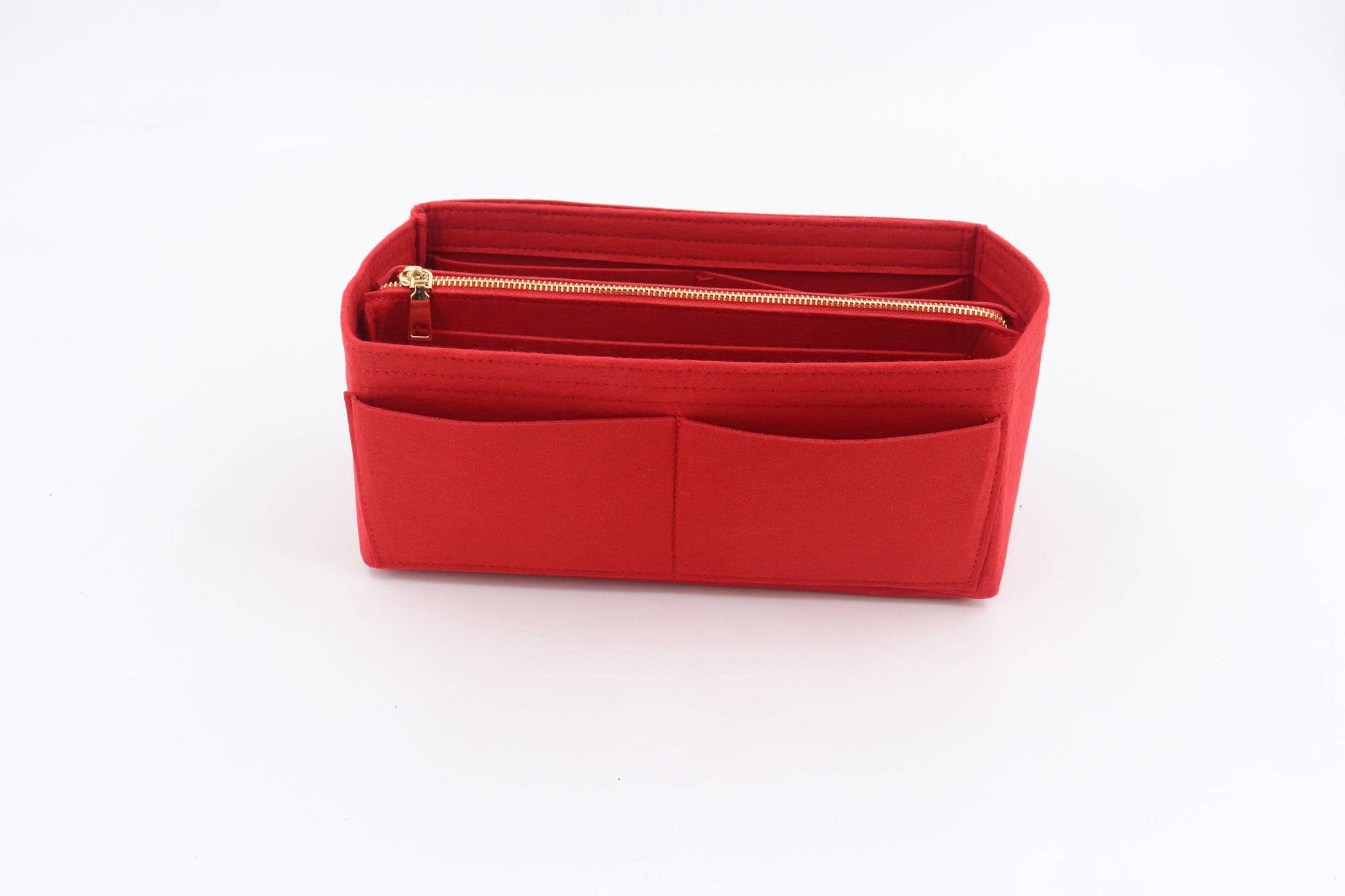 Graceful PM / MM Suedette Singular Style Leather Handbag Organizer  (Fuchsia) (More Colors Available)